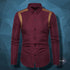 Men's Shirt with Gold Fabric Design